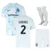 Inter Milan Dumfries Kids' Jersey Set 2025/26 Away - White