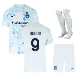Inter Milan THURAM Kinder-Trikot-Set 2025/26 Auswärts - Weiß