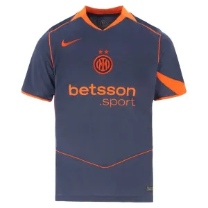 Inter Milan 2025/26 Third Kids Kit - Blue/Orange
