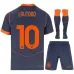 Inter Milan LAUTARO 2025/26 Maillot Third Enfant avec Short - Bleu