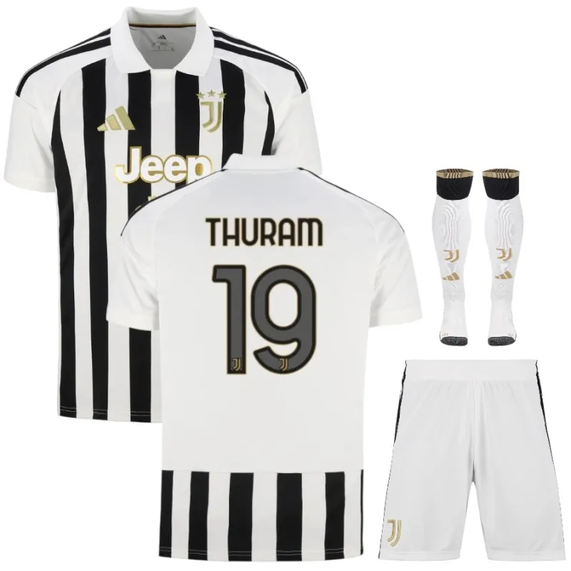 Juventus THURAM 2026/27 Home Kids Kit