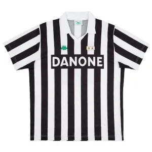 Juventus 1992-94 Retro Home Jersey - White/Black