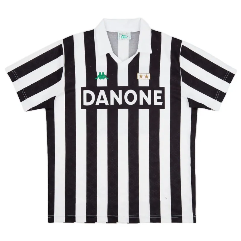 Juventus 1992-94 Maglia casalinga retrò - Bianca/Nera
