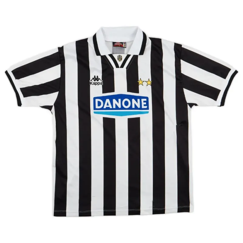 Juventus 1994/95 Retro Home Jersey - White/Black