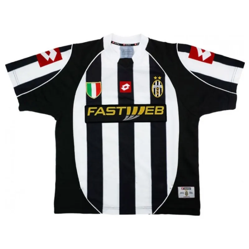 Juventus NEDVED 2002/03 Retro Home Jersey - White/Black
