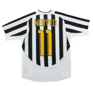 Pavel Nedved Juventus 2003/04 Retro Home Jersey