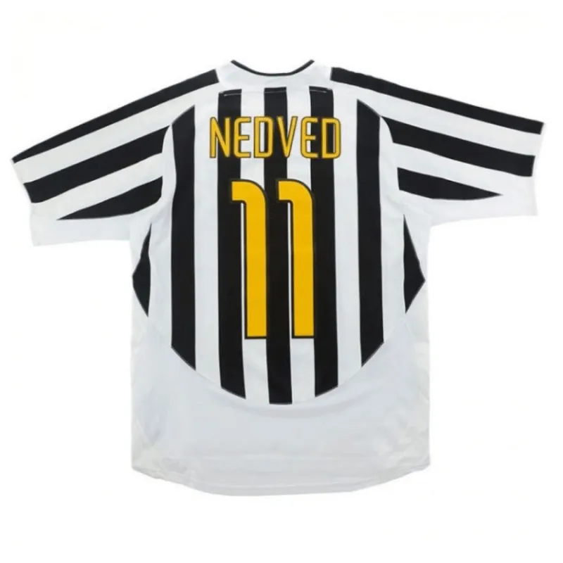 Pavel Nedved Juventus maillot rétro domicile 2003/04