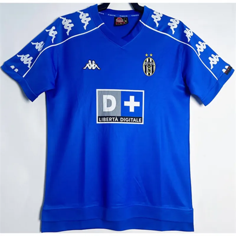 Juventus 1999/00 Auswärtströger Retro - Blau