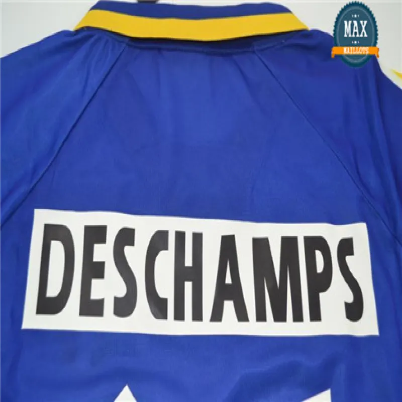 Maglia retro di trasferta della Champions League UEFA della Juventus 1995/96 - Azzurro