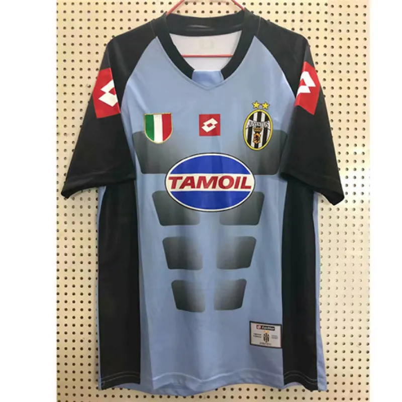 Maglia del portiere retro di trasferta della Juventus 2002/03 - Azzurra