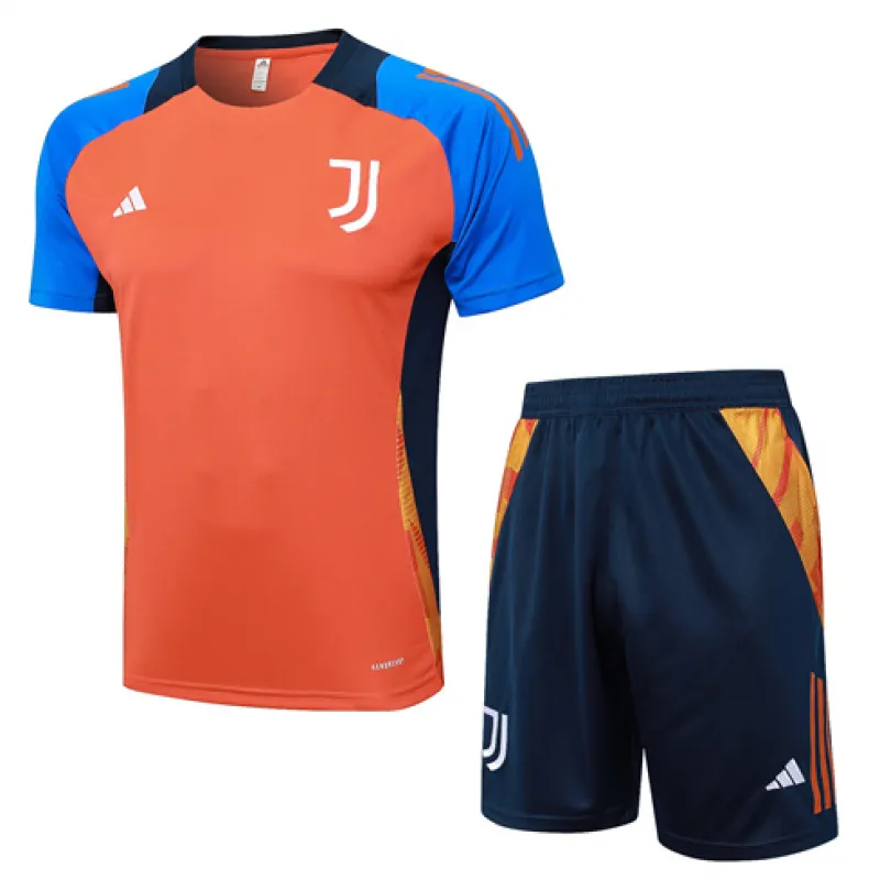 Jersey de entrenamiento + pantalones cortos de Juventus 2024/25 - anaranjado