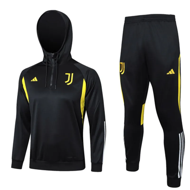 Juventus 2024/25 children's hooded sportswear - black