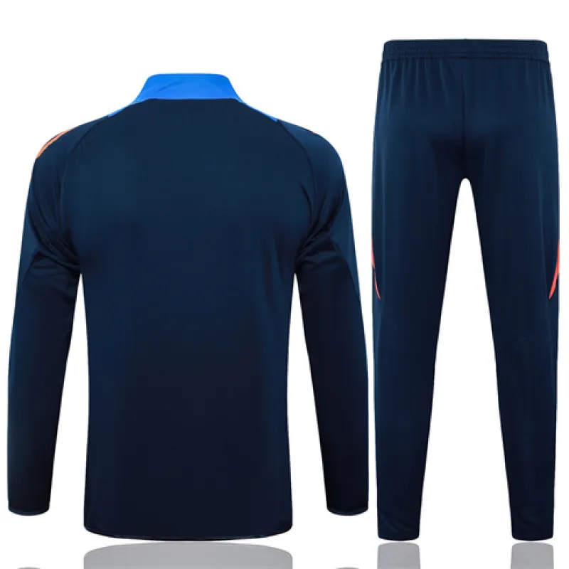 Juventus 2024/25 Kinder Sportjacke – Blau