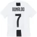Maillot rétro domicile n°7 de Juventus de Cristiano Ronaldo 2018/19 - Blanc