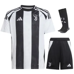 Juventus 2024/25 Home Children's Jersey Set - White