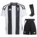 Conjunto de camisetas infantiles de casa de Juventus 2024/25 - Blanco