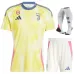 Insieme di maglia per bambini di trasferta di Juventus 2024/25 - Giallo