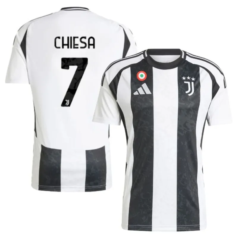 Chiesa Maglia di casa di Juventus 2024/25 - Bianca