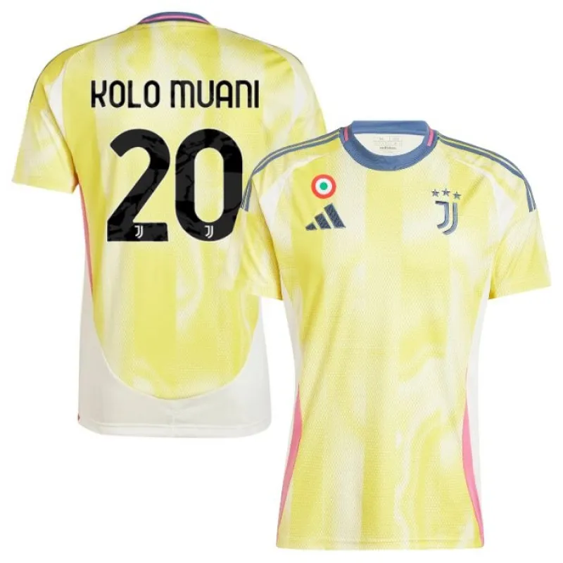 La camiseta de fuera de Juventus 2024/25 de Kolo Muani - Amarilla