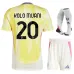 Insieme di maglia per bambini di trasferta di Juventus 2024/25 di Kolo Muani - Giallo