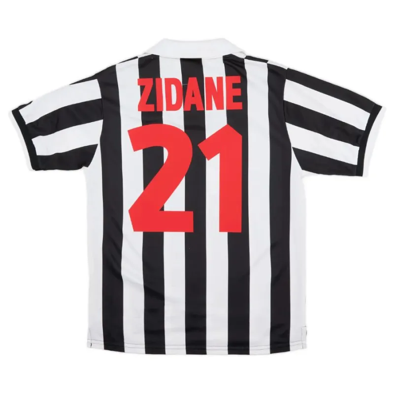 Zinedine Zidane Juventus 1998/99 Retro Heimtrikot - Weiß