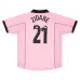 Zinedine Zidane Juventus 1997/98 Retro Away Jersey - Pink