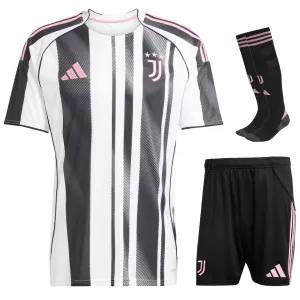 Juventus Kids' Kit 2025/26 Home - White