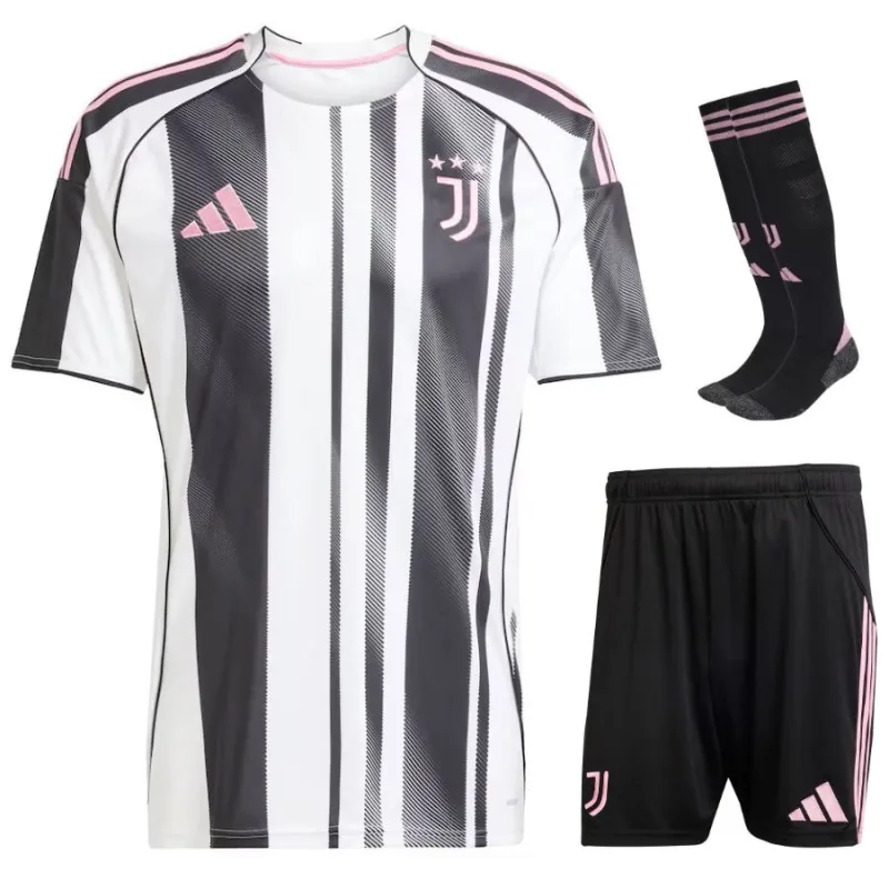 Kit per bambini Juventus 2025/26 casa - Bianca
