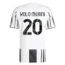 Juventus KOLO MUANI 2025/26 conjunto camiseta local niño blanco