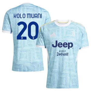 Juventus Kolo Muani 2025/26 Away Jersey - Blue