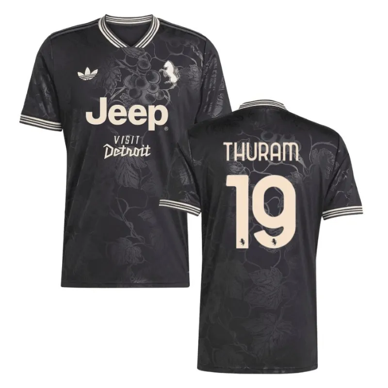 Juventus THURAM 2025/26 Third Jersey - Black