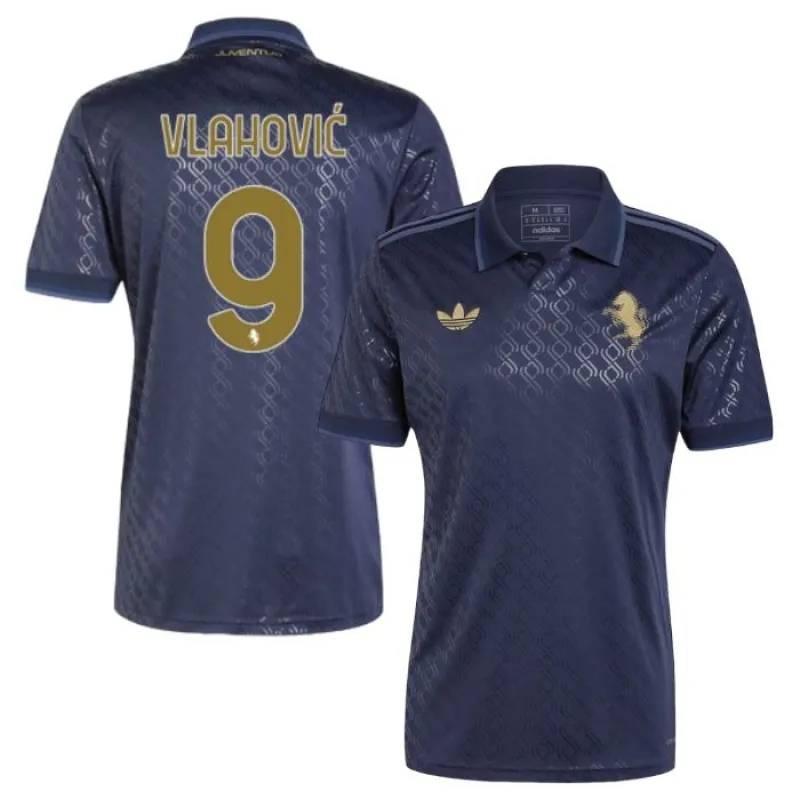 Vlahovic's Juventus 2024/25 Third Jersey - Navy Blue