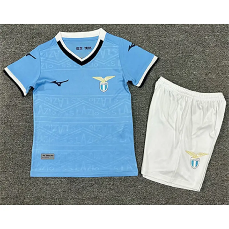 Lazio 2024/25 Heim-Kinder-Trikot - Blau
