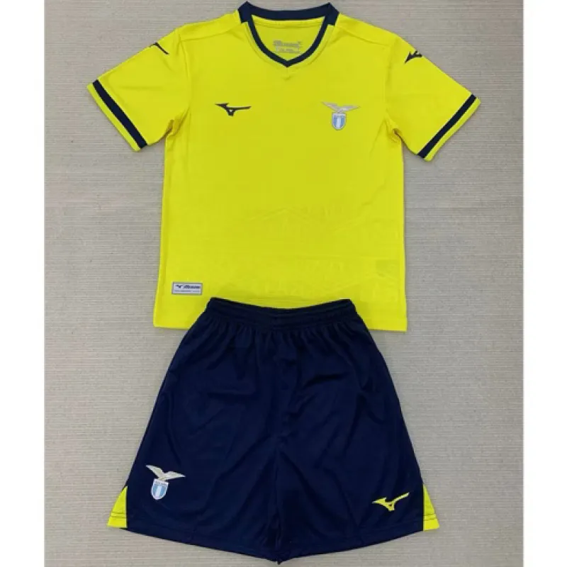 Maillot pour enfants d'effectif extérieur de Lazio 2024/25 - Jaune