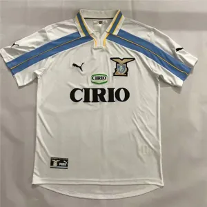 Lazio 2000/01 Retro Away Jersey - White