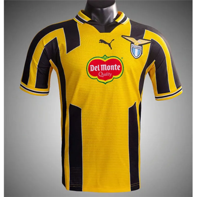 Troisième maillot retro de Lazio 1998 - 00 - Jaune