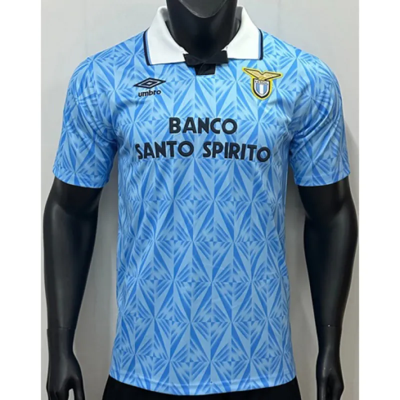 Camisa de casa retro de Lazio 1991/92 - Azul