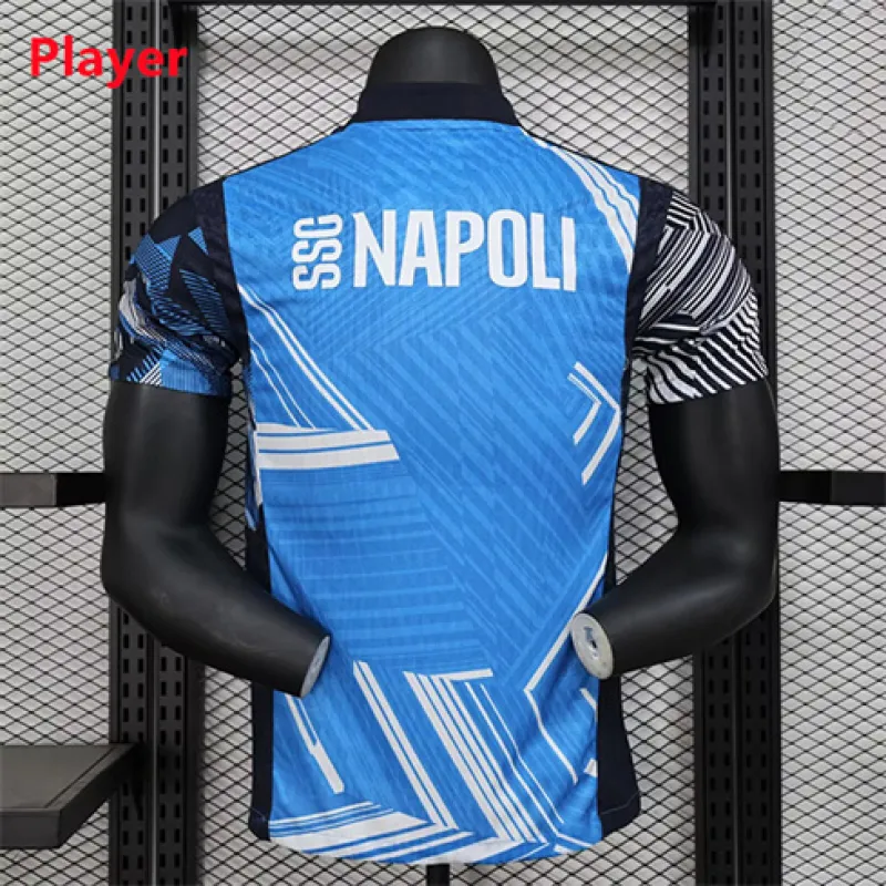 Napoli 2024/25 pre - match training jerseys for players - Blue