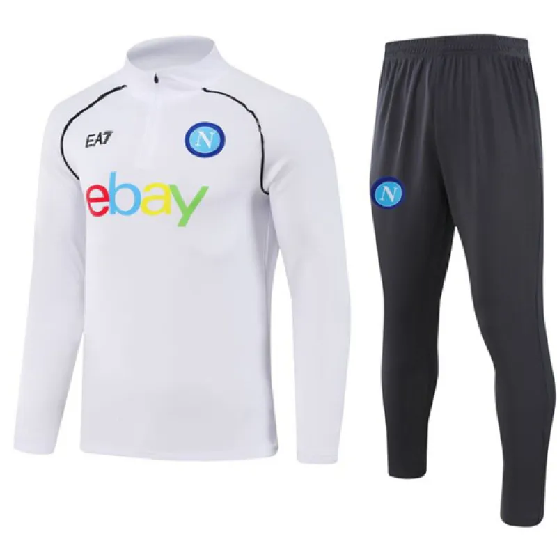 Napoli 2024/25 Children's Sportswear - White