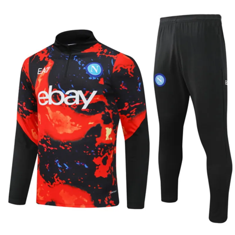 Napoli 2024/25 Kinder-Sportbekleidung - Rot