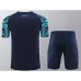 Chemise d'entraînement A + Shorts de Naples 2024/25 - Bleu
