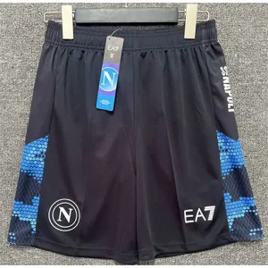 Napoli 2024/25 EA7 Commemorative Shorts - Black