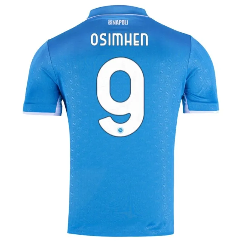 Camiseta del campo de casa de Napoli 2024/25 de Osimhen - Azul
