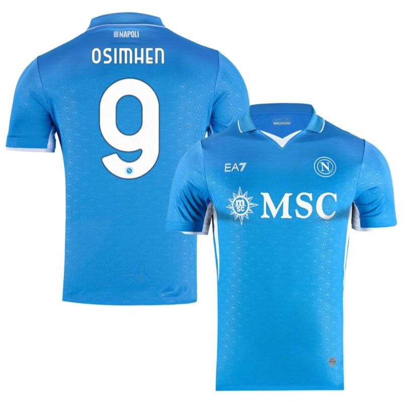 Camiseta del campo de casa de Napoli 2024/25 de Osimhen - Azul