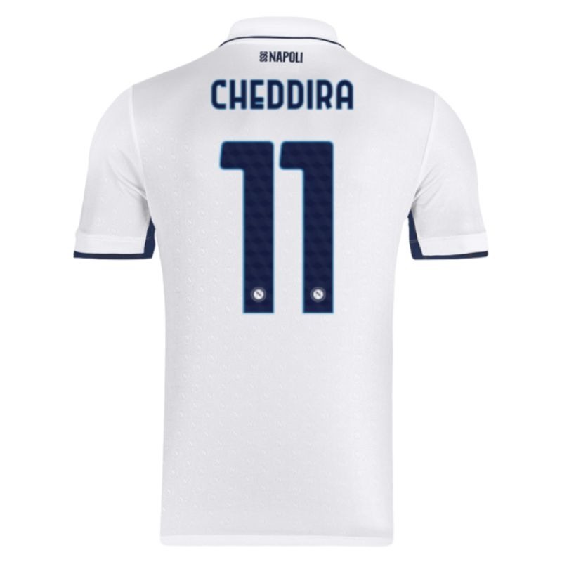 Cheddira's Napoli 2024/25 Away Jersey - White