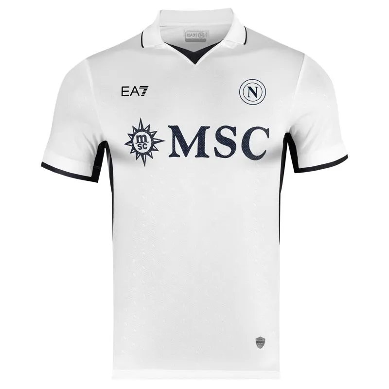 Maglia di fuori campo di Napoli 2024/25 di Kvaratskhelia - Bianca