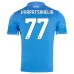 Kvaratskhelia's Napoli 2024/25 Home Kids' Jersey Set - Blue