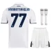 Set di maglie per bambini di fuori campo di Napoli 2024/25 di Kvaratskhelia - Bianca