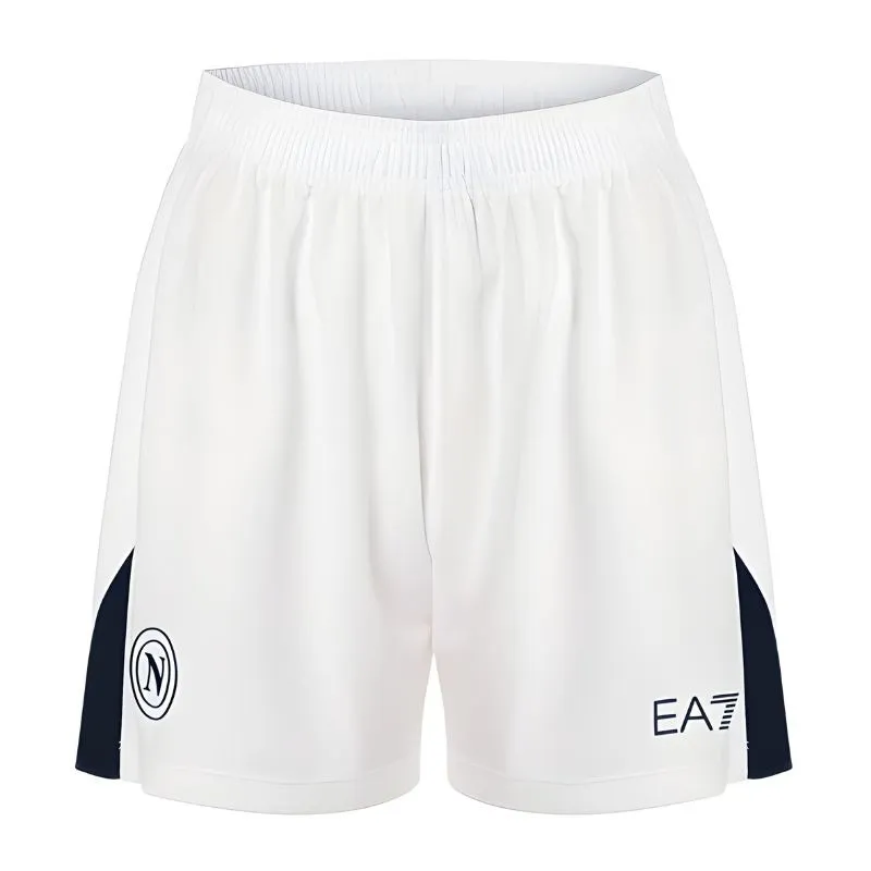 Set di maglie per bambini di fuori campo di Napoli 2024/25 di Kvaratskhelia - Bianca