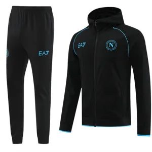 Napoli 2024/25 Kapuzen - Sportjacke - Schwarz